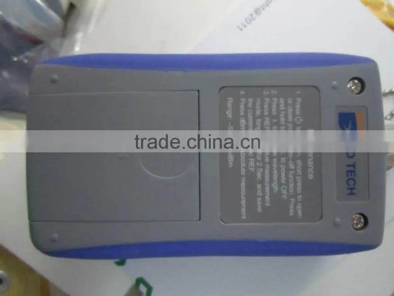 Handheld fibra optica power meter optical fiber tester meter
