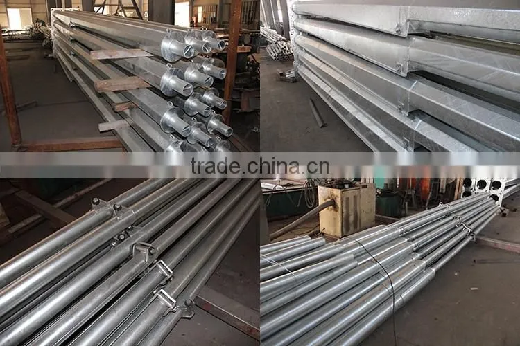12m street light pole steel flag pole lighting pole