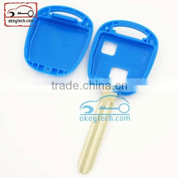 High Quatity Toyota remote key shell blue cover Car Key2 button toyota romote key shell case