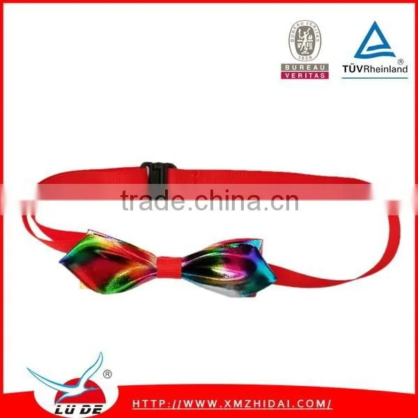 custom Pattern and 100% Polyester Material bow ties size ribbon