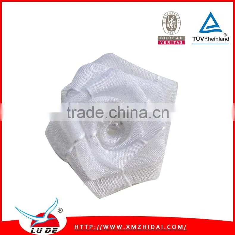 Hot sale decoration ribbons satin ribbon roses flower for wedding decoration