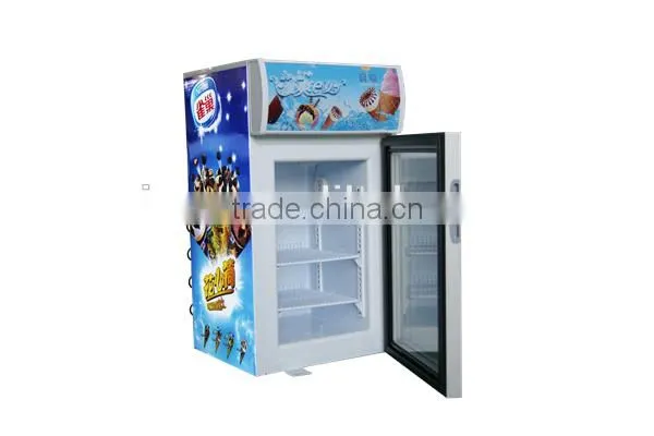 Fan cooling ice cream storage freezers ,2016 new model cake display freezer in china