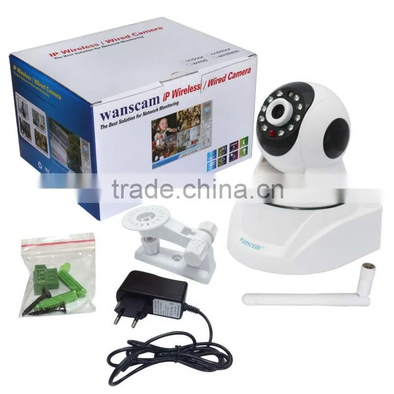 Hot selling P2P Wifi Network Auto Record IP Camera Support 32G TF Card HW0030-1