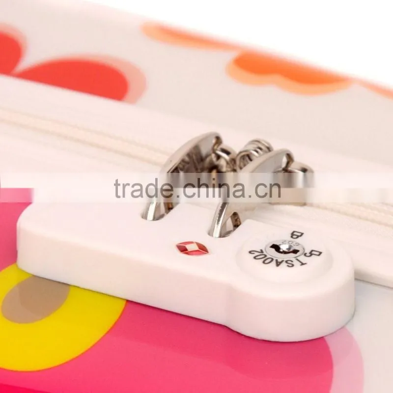 Chinese 3 pieces manufacturer ABS PC polycarbonate suitcase