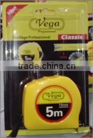 3m/5m/7.5/10m three locks rubber covered measure tape