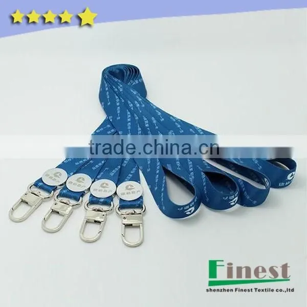 Personalized cheap custom printed polyester sublimation lanyard with logo