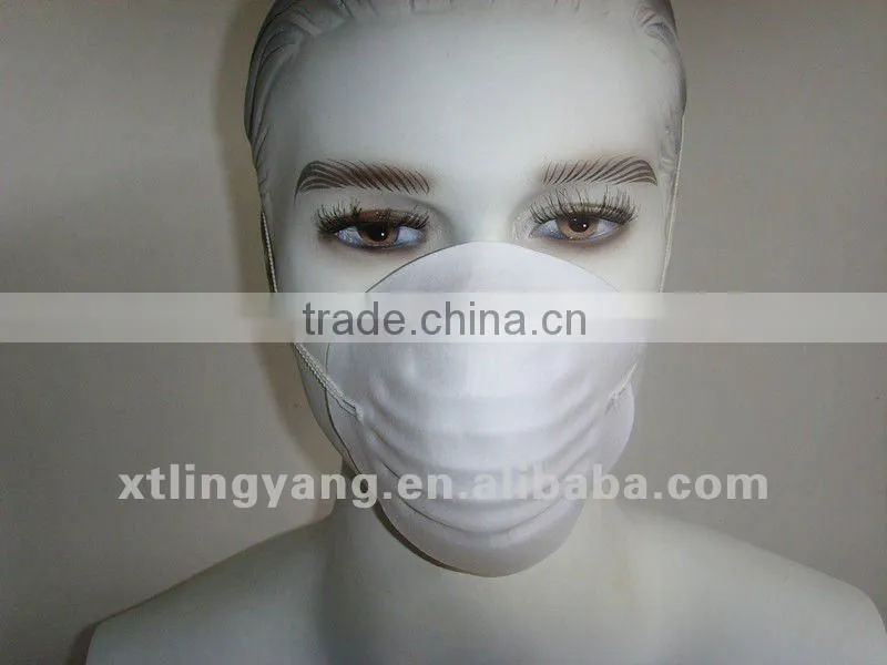 Disposable non-woven N95 dust mask
