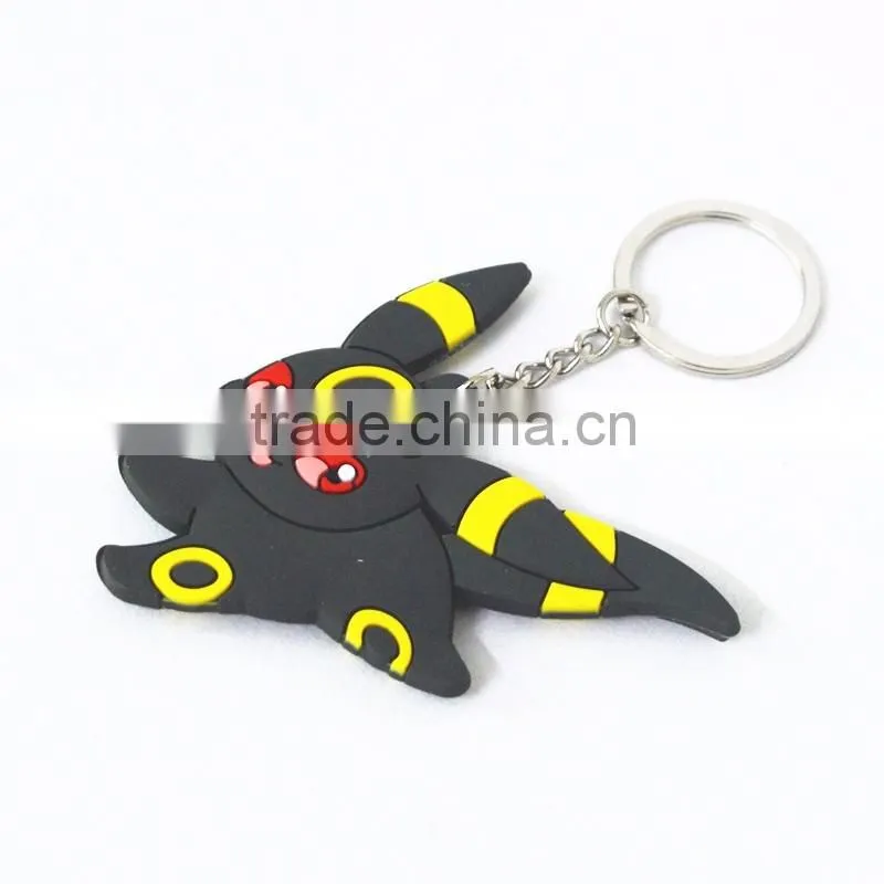 Wholesale Keychain Customer Animation Shaped PVC Key ring