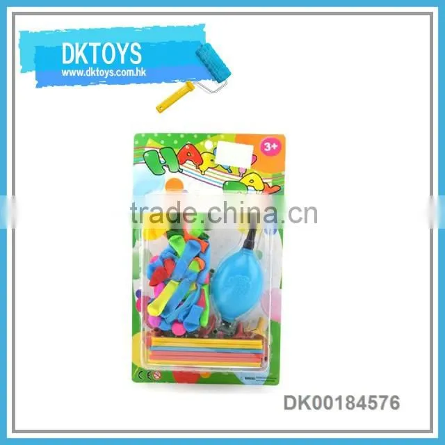 New Safe 10pcs Heart Shape Ballon Handy Air Pressure Tank Different Colors Kids Play Toys