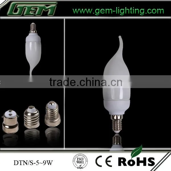 Spiral Type Lamp, 130V 7W With E14 Lamp Base
