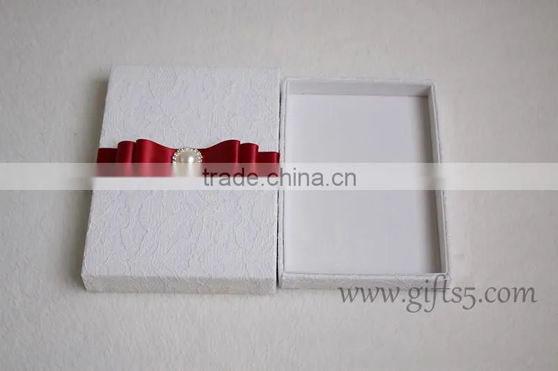Wholesale Wedding Invitations Favor Gift Box with ribbon