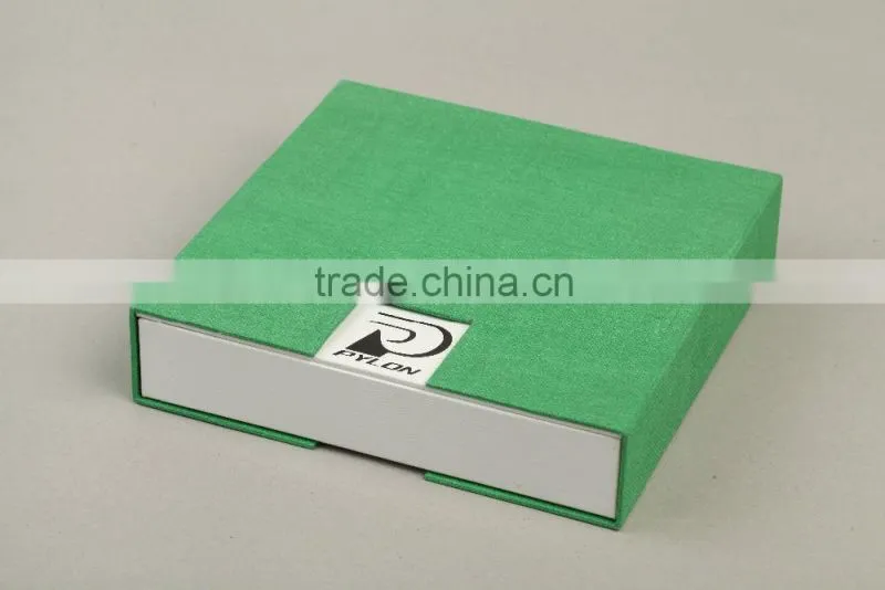 High quality green cardboard jewelry box