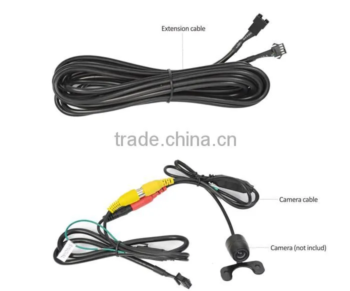 multi-function car rearview mirror 4.3 inch germid rearview mirror