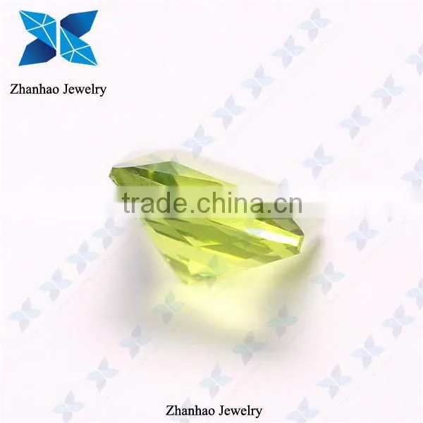 Lab created peridot color large loose gemstones for sale