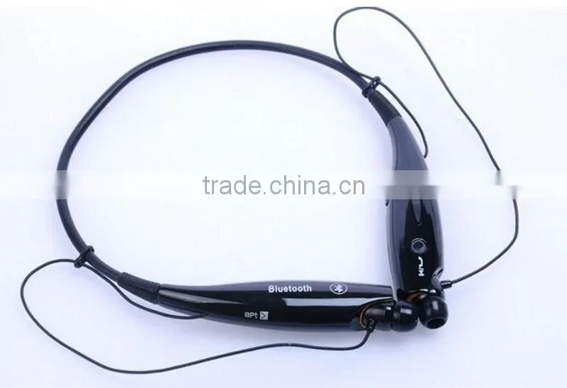 HV-800 Universal Wireless Bluetooth Music Headset A2DP Stereo Vibration Neckband Style Earphone Headphone For cellphones