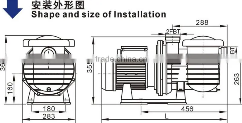 SCP (E) series Centrifugal water pump
