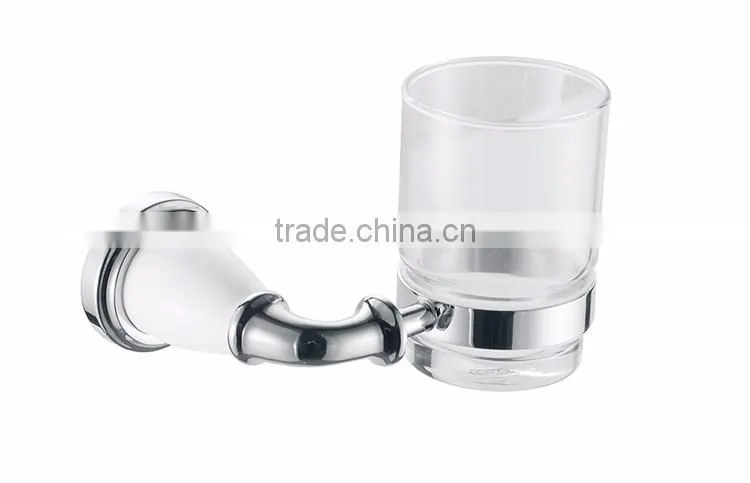 square plate zinc alloy OEM/ODM single toothbrush holder