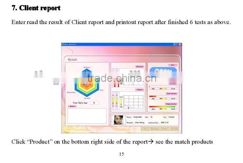 Wholesale skin analyzer machine