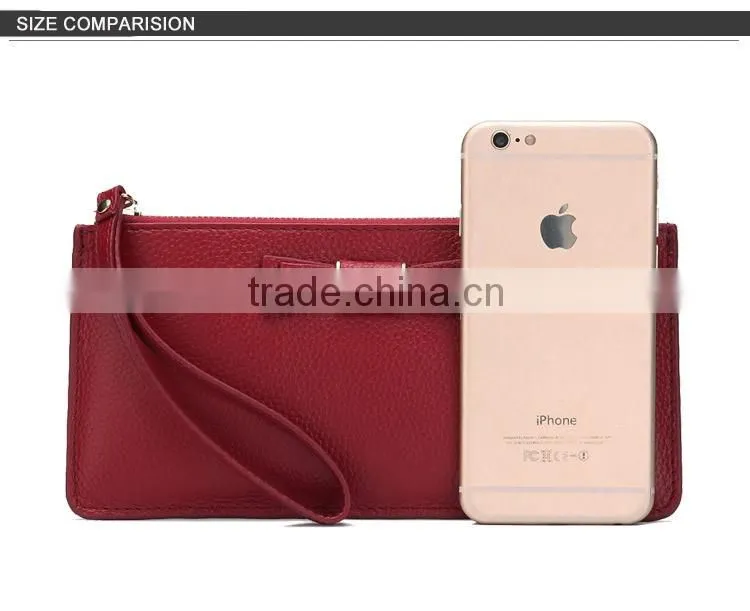 Lining Fabric Wallet Women Leather Wallet Ladies Wallet Wholesale