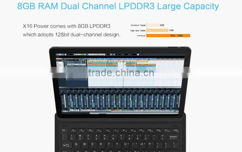 Teclast X16 Power Tablet PC 8GB RAM 64GB ROM Win10 + Android 5.1 11.6 inch FHD IPS Screen Intel Cherry Trail x7-Z8700 64bit