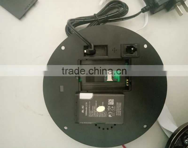 Black Phone Old Corded Telephone With Sim Card