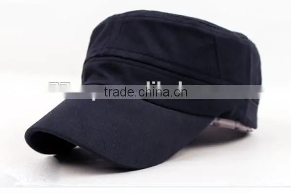 Women Girl Men Denim Fabric Military Navy Army Baseball Cadet Cap
