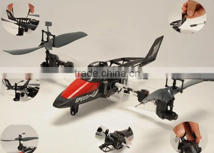 Osprey 3D Stunt Remote Control Helcopter 4Channel RC Helicopter RTF 2.4GHZ Transmitter With Gyro