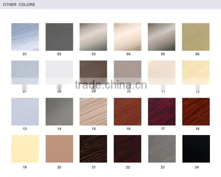 Casement Aluminum Window Extrusion Profile