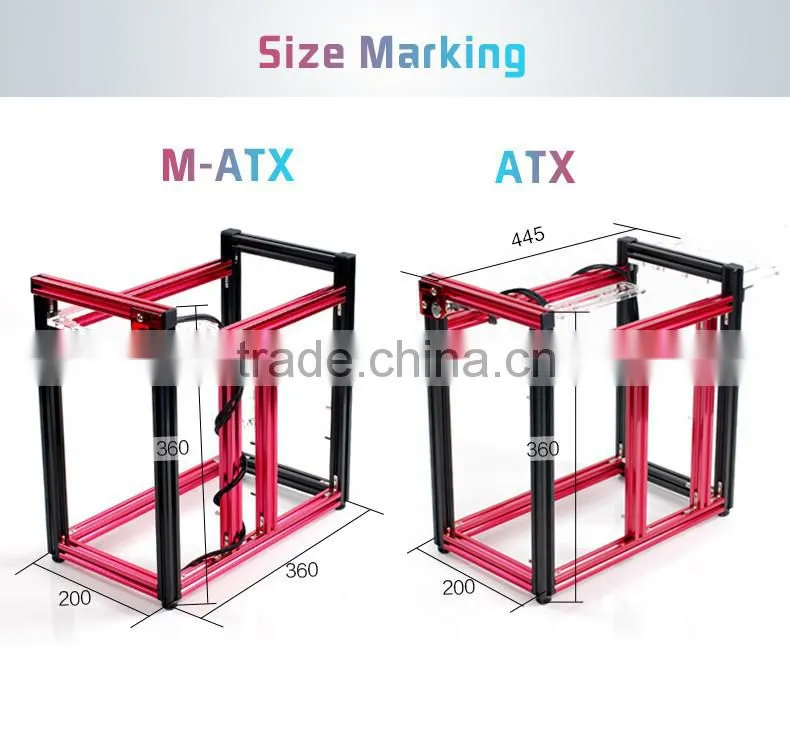 Changed Aluminum Computer Chassis Gaming Computer Case