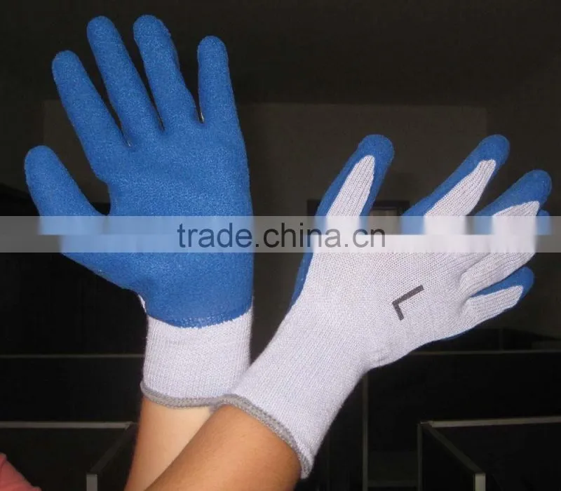 latex coated gloves