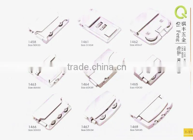 Qifeng new design turn lock,bag accessories