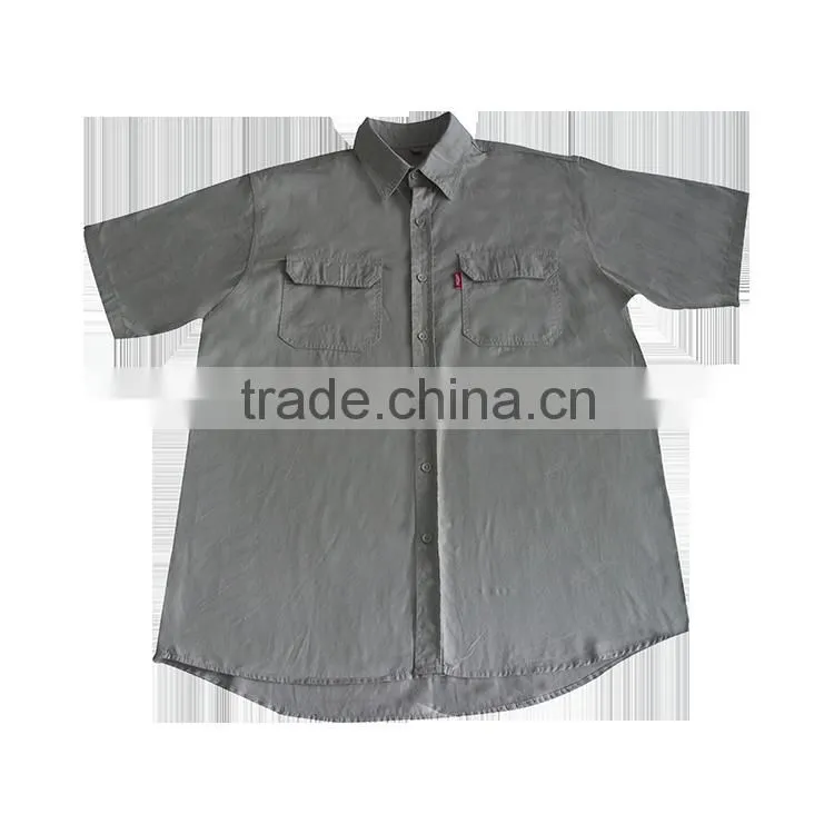 Cheap China Clothing Outerwear Soft Cotton Chambray Work Shirt