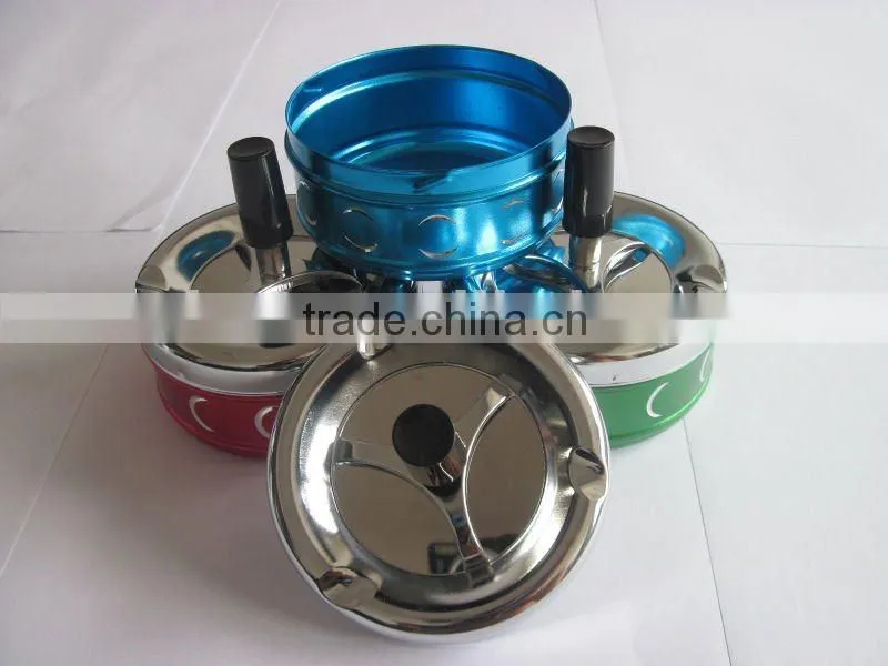 Car Ashtray With Lid, Antiflaming Metal Cigarette Ashtray, Mini Portable Ashtray