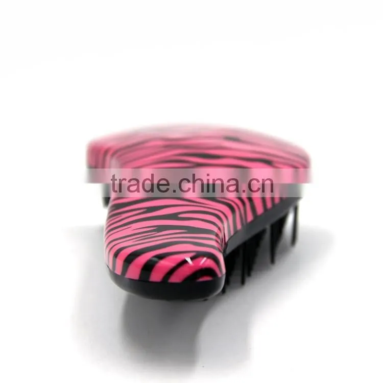 Leopard Magic Detangling Handle Tangle Hair Brush, Salon Styling Tamer Tool Comb