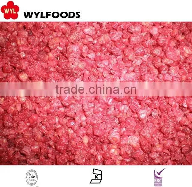 china supplier organic iqf best prcie for raspberry crumbles