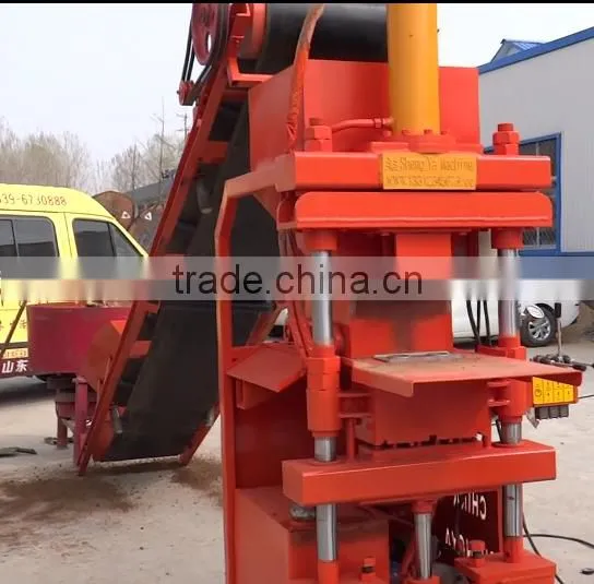 Fully auotmatic/semi auto Interlocking brick making machine SY1-10/2-10 with 1/2 pcs one time
