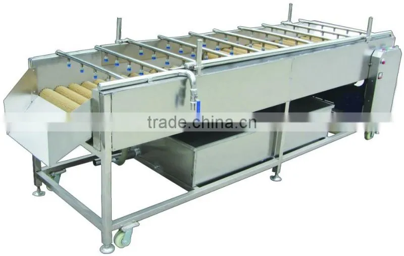 Full Automatic Industrial Spray Vegetable And Fruit Washer Washing Machine