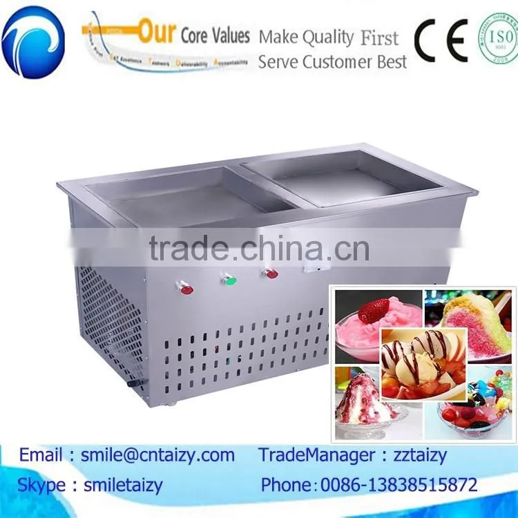 thailand fry ice cream machine/roll fry ice cream machine/fry ice cream machine