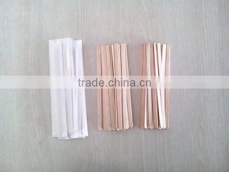 leading china supplier oem logo flavored wooden coffee stirrer