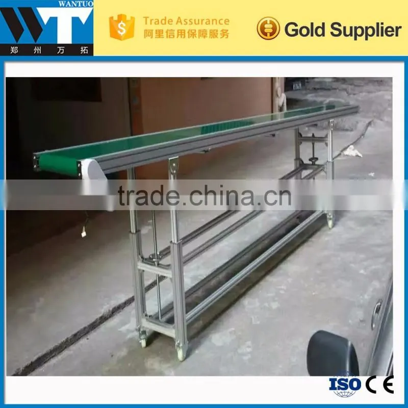 Mini aluminium alloy flat pvc green conveyor belts price