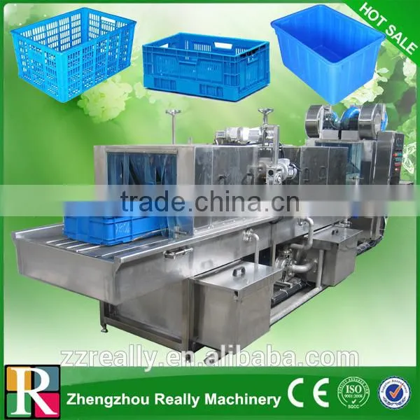 Electric heating type stainless steel 0-15m/min plastic basket washer