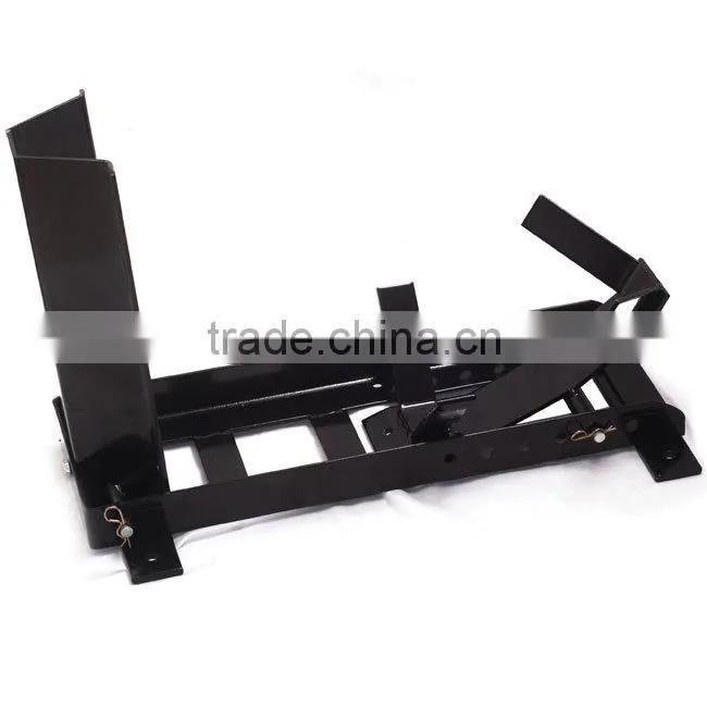 Steel Wheel Chock Holder Fit for 15"-19' Motorcycle Wheels 1500lbs Wheel Stopper SMI3116