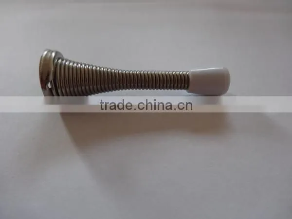 Custom Stainless Steel Satin Nickel Spring door stop
