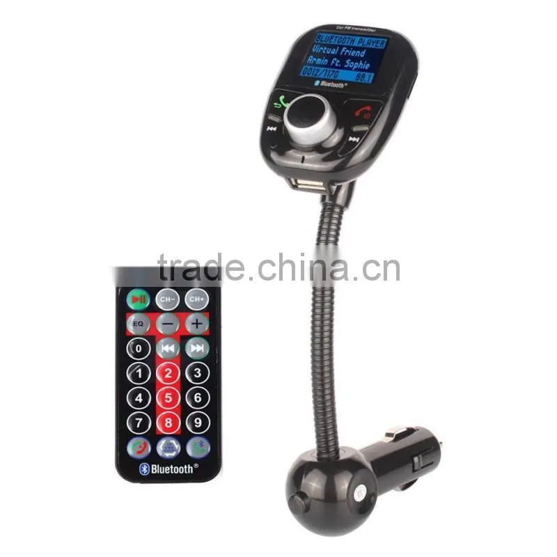 New design dual usb Wireless Bluetooth car FM Transmitter MP3 Player Car Kit Charger for iPhone6 Samsung