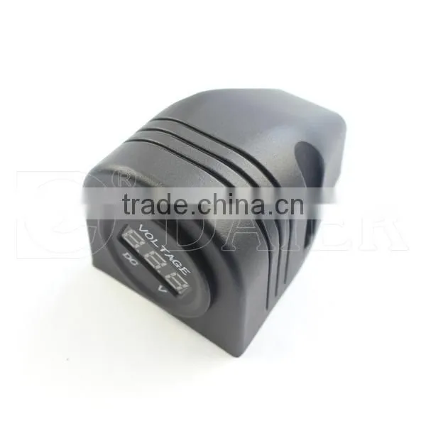 12V Automotive Socket Voltmeter Socket With Bracket 1 Hole And Standard Nut