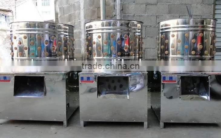 stainless steel poultry feather removal machine / chicken/duck/goose/pigeon/quail plucker/ deharinf machine with high quality