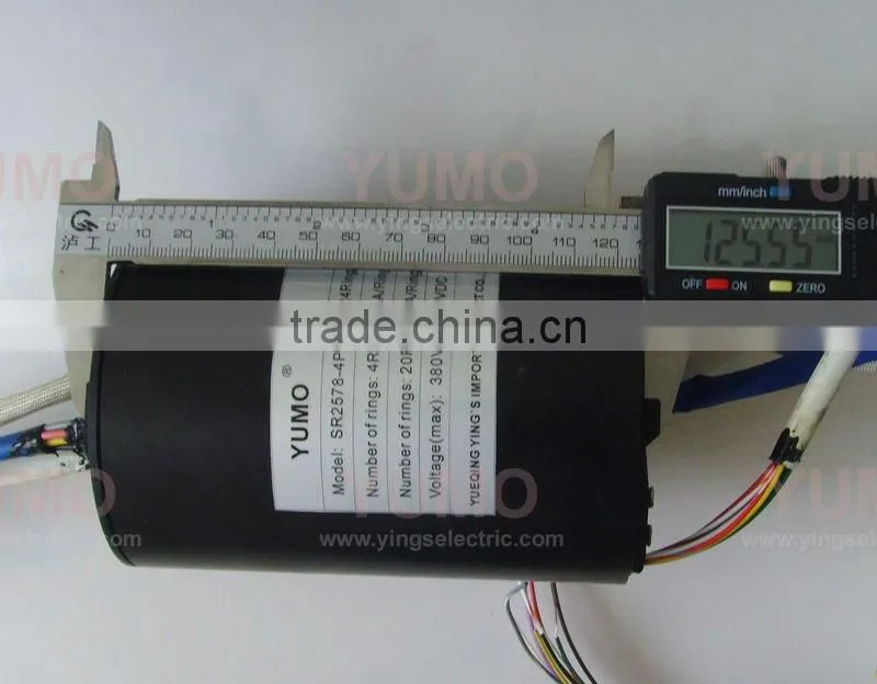 SR2578-4P 20S 24rings through bore slip ring OD 78mm, Hole size 25.4mm