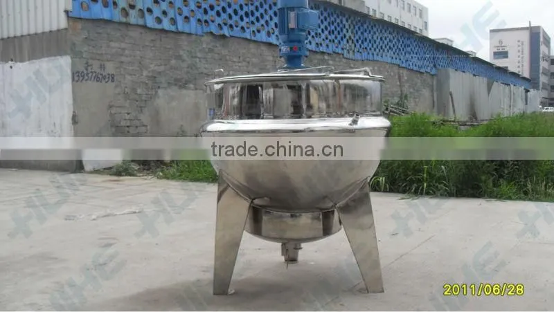 Energy saving stainless steel gas jacketed kettle