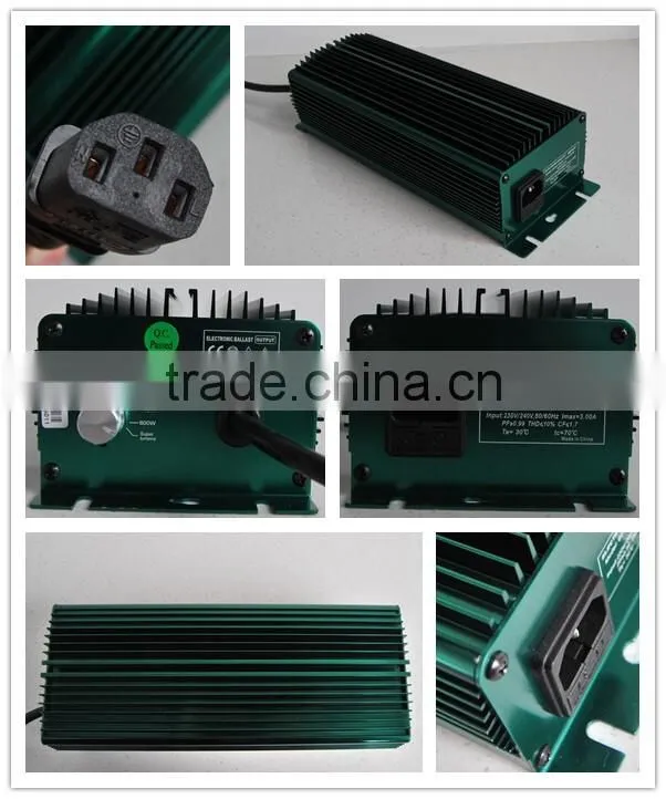 hydroponic super lumens mini electronic ballast with fan for plant grow