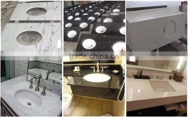 Newstar black granite bathroom countertop